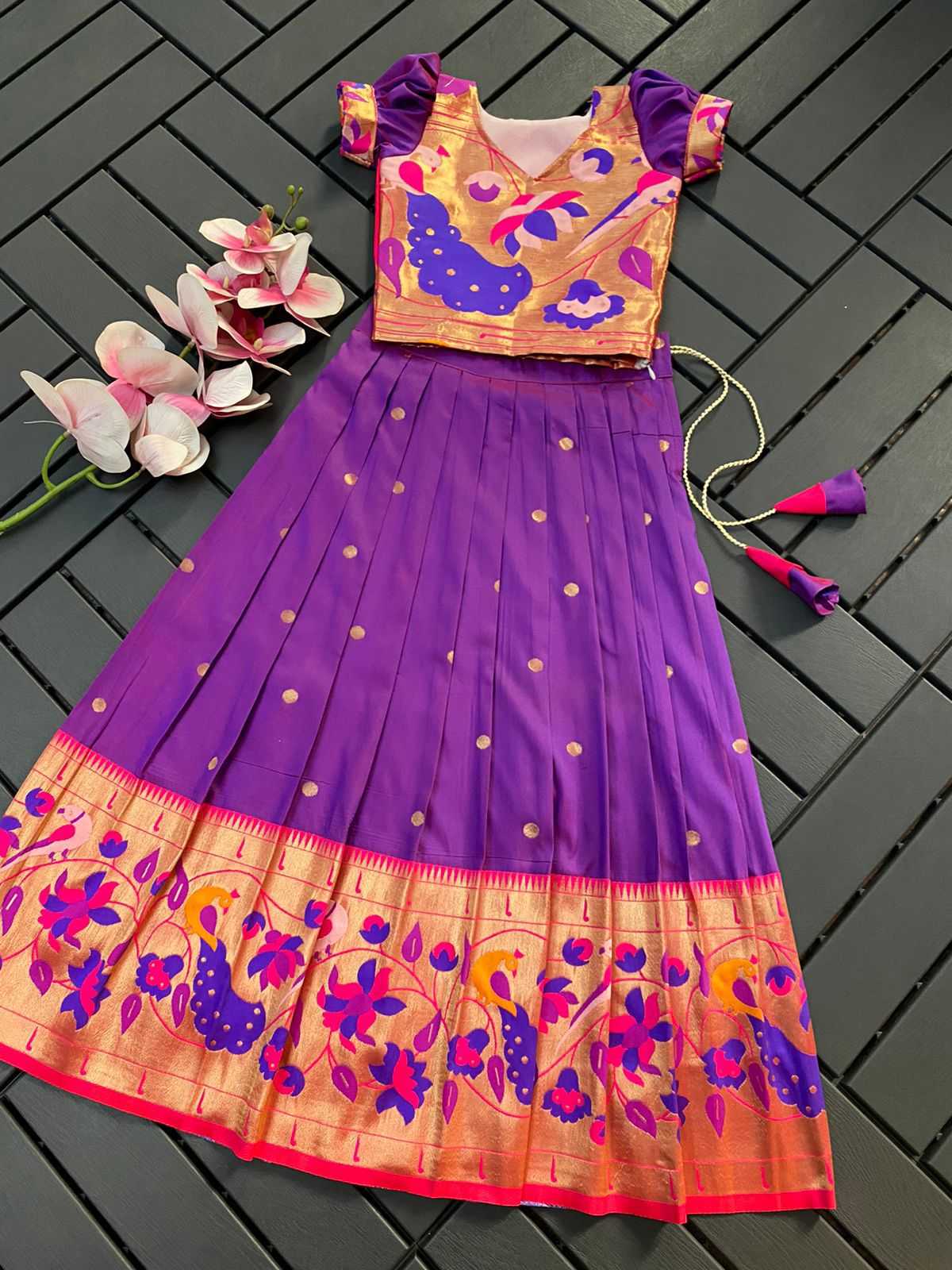 Ynf Fancy KESH493 Per Size Kids Wear Wholesale Kids Lehenga Kids Lehenga Choli Baby Girl Lehenga Manufacturer