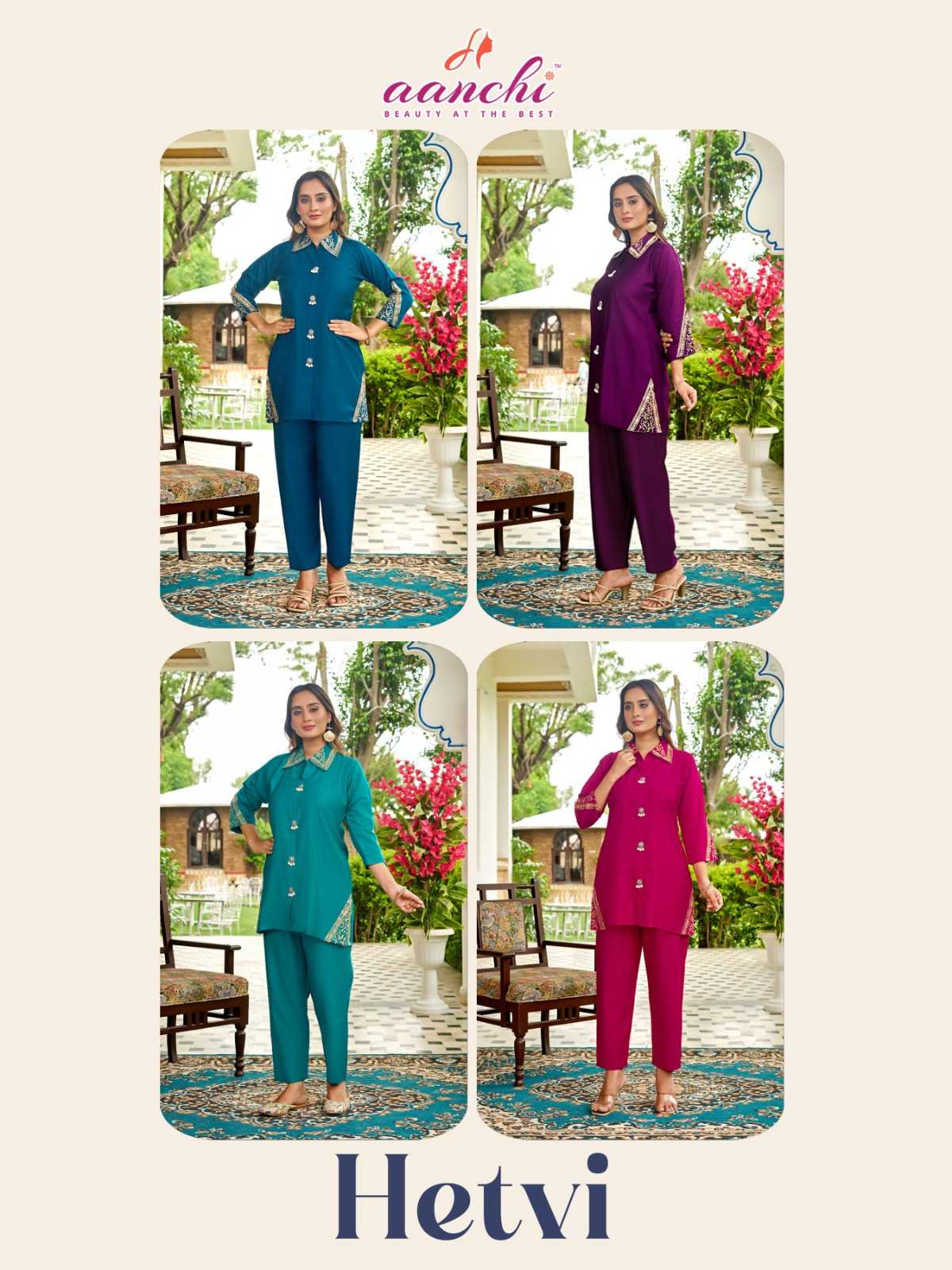 Ynf Fancy RIN190 AANCHI HETVI Setwise Collections Wholesale Kurtis Catalogs Manufacturer