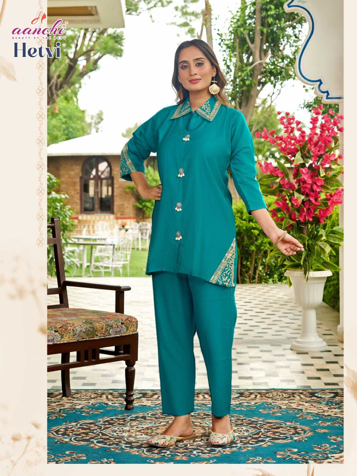Ynf Fancy RIN190 AANCHI HETVI Setwise Collections Wholesale Kurtis Catalogs Manufacturer