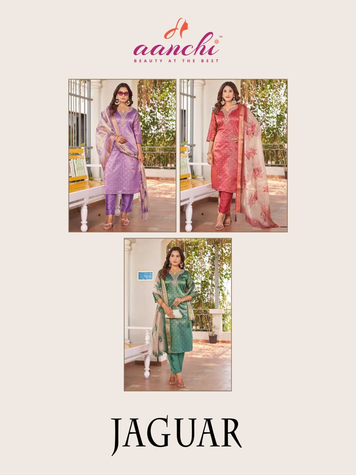 Ynf Fancy RIN190 AANCHI-JAGUAR Setwise Collections Wholesale Dresses & Suits Catalogs Manufacturer