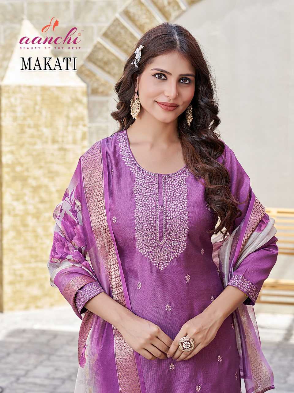 Ynf Fancy RIN190 AANCHI MAKATI Setwise Collections Wholesale Kurtis Catalogs Manufacturer