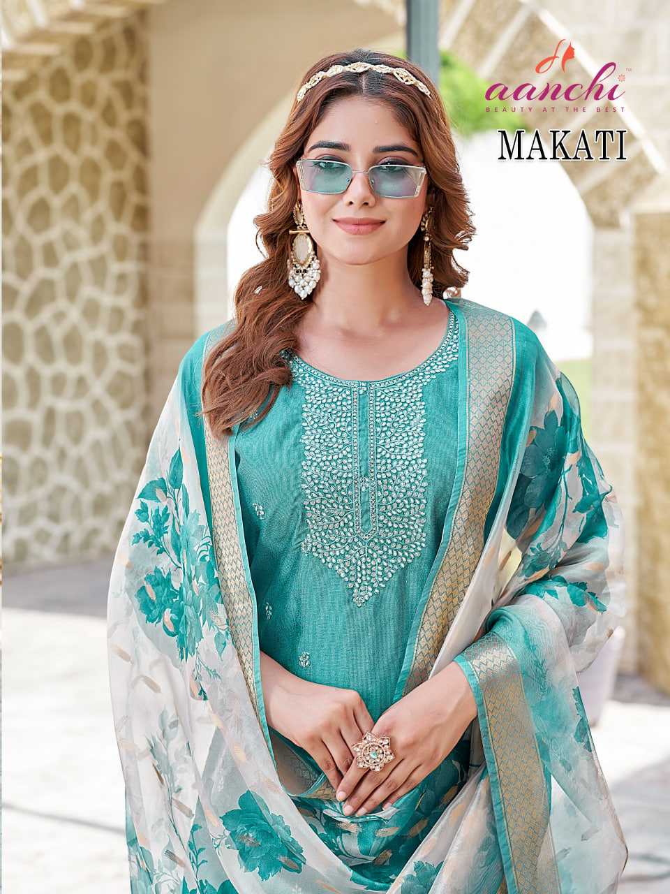 Ynf Fancy RIN190 AANCHI MAKATI Setwise Collections Wholesale Kurtis Catalogs Manufacturer