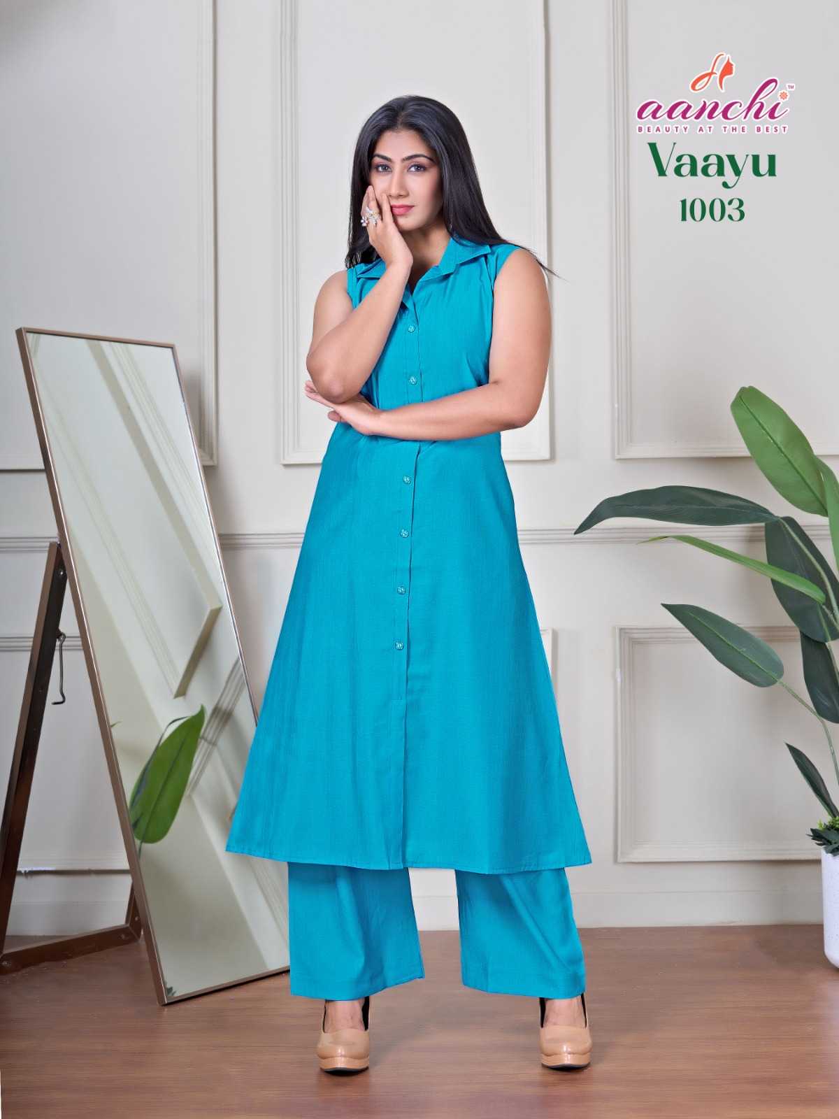 Ynf Fancy RIN190 AANCHI VAAYU Setwise Collections Wholesale Kurtis Catalogs Manufacturer