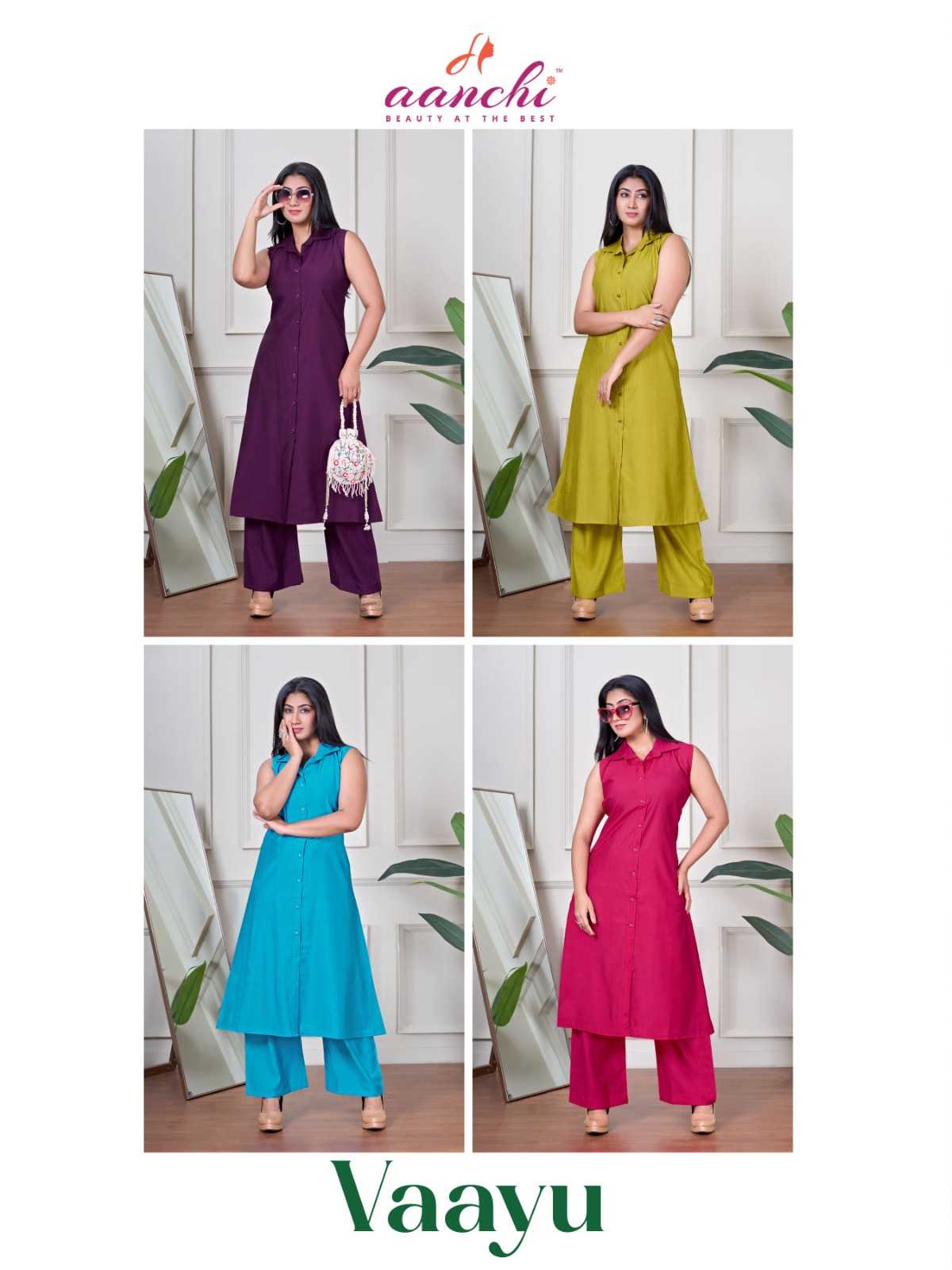 Ynf Fancy RIN190 AANCHI VAAYU Setwise Collections Wholesale Kurtis Catalogs Manufacturer