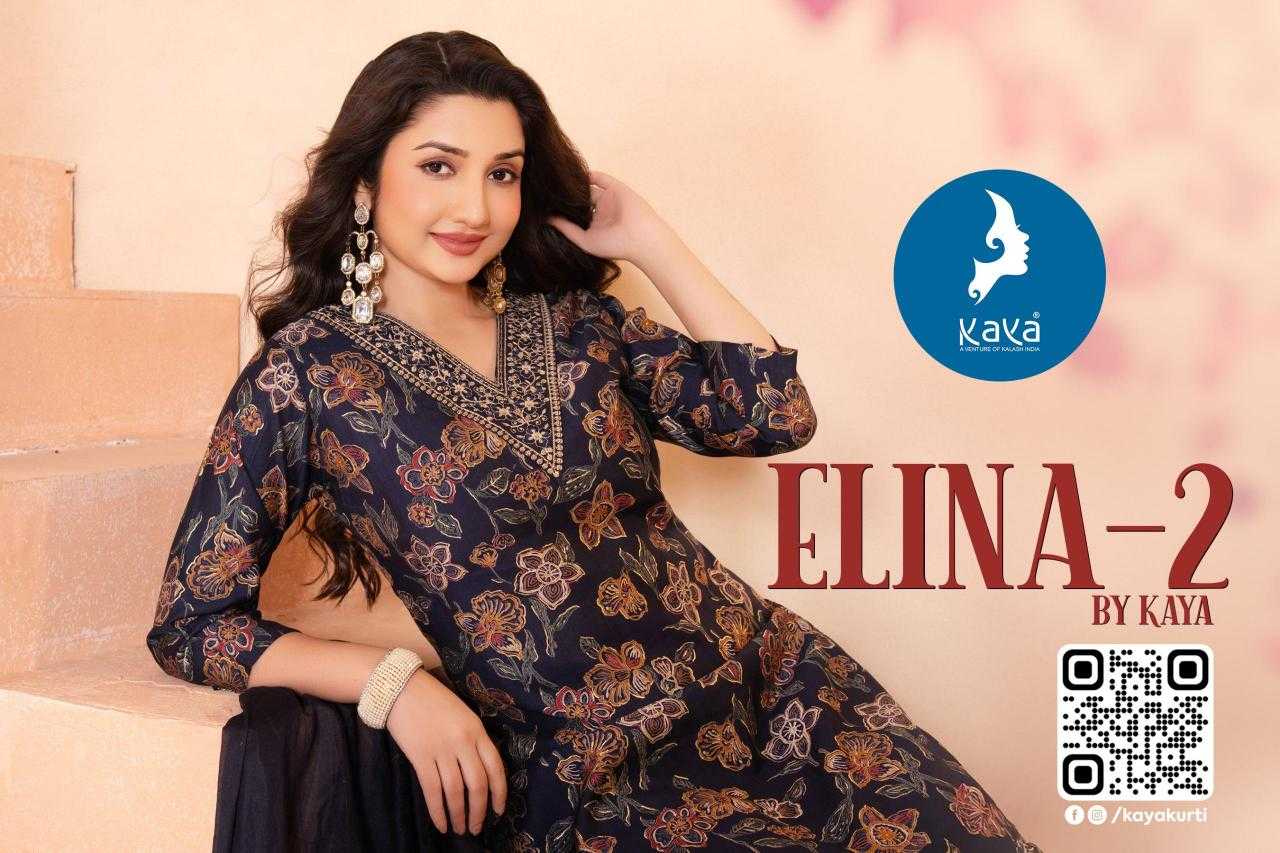 Ynf Fancy RIN190 KAYA KURTI-ELINA-2 Setwise Collections Wholesale Dresses & Suits Catalogs Manufacturer