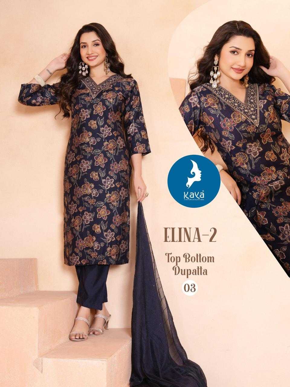 Ynf Fancy RIN190 KAYA KURTI-ELINA-2 Setwise Collections Wholesale Dresses & Suits Catalogs Manufacturer