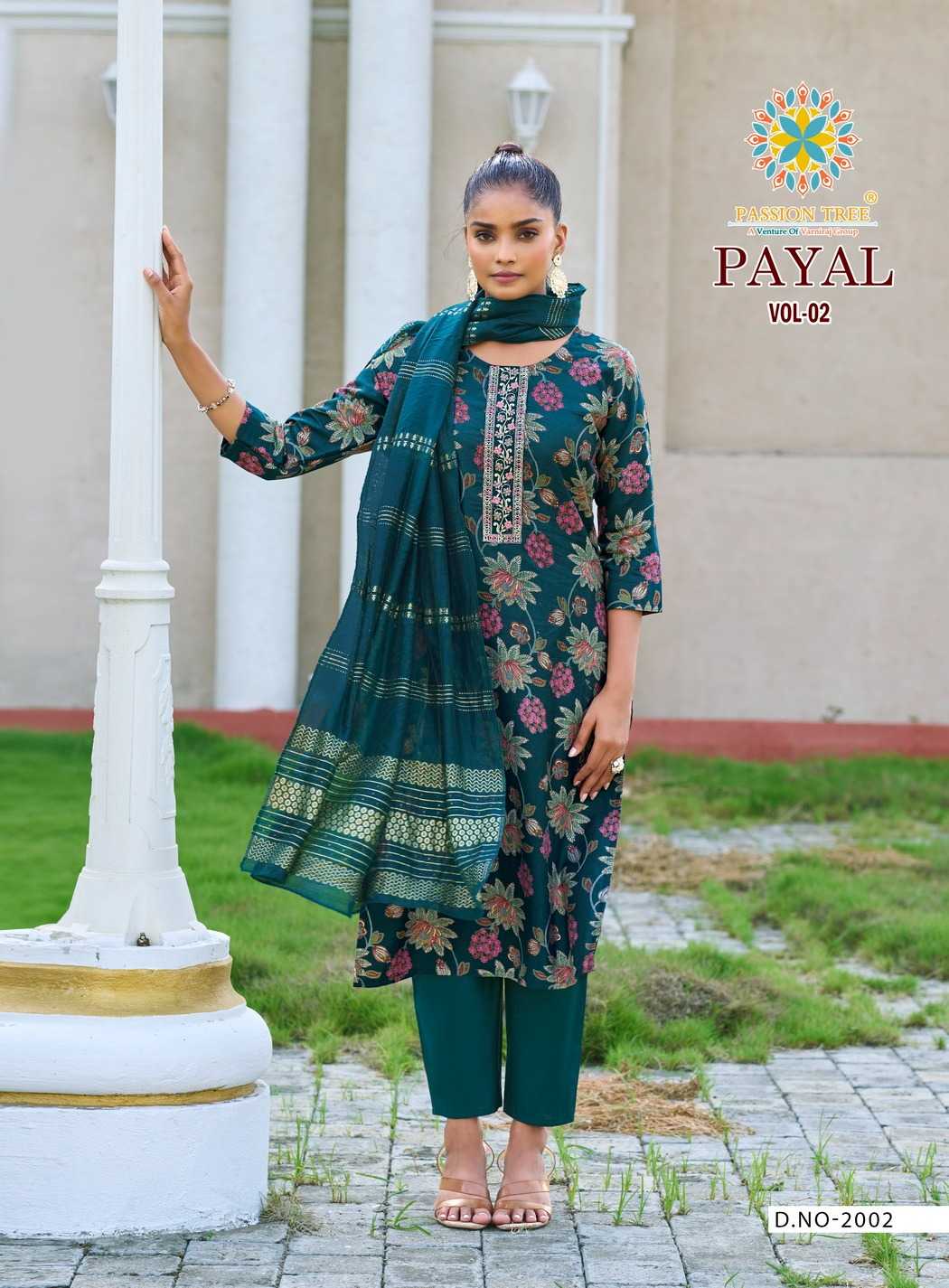 Ynf Fancy RIN190 PAYAL VOL-2 Setwise Collections Wholesale Kurtis Catalogs Manufacturer