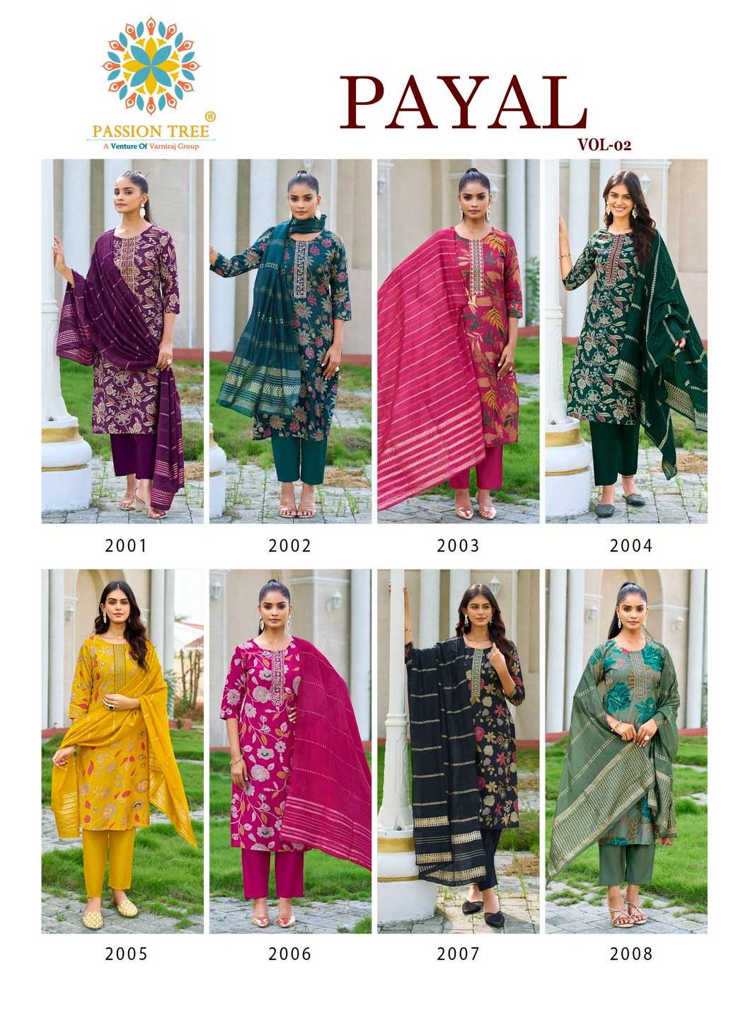 Ynf Fancy RIN190 PAYAL VOL-2 Setwise Collections Wholesale Kurtis Catalogs Manufacturer