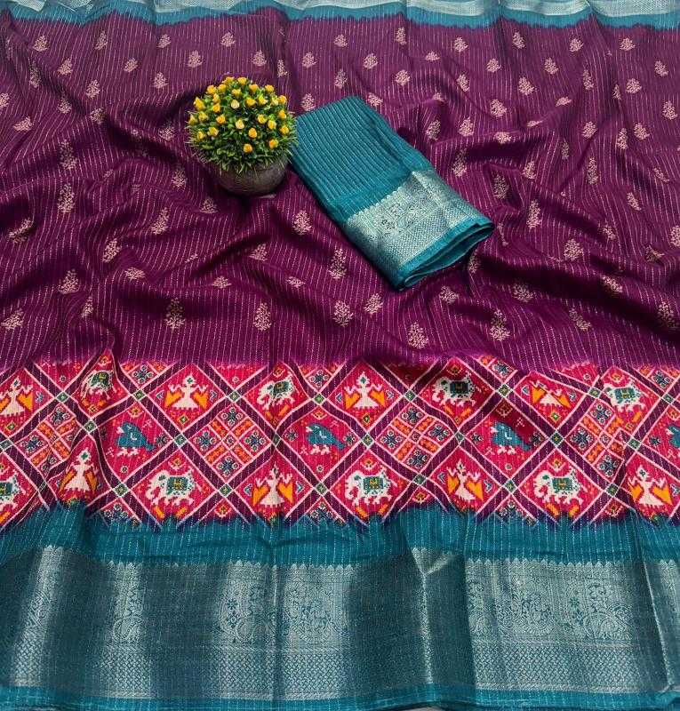 Ynf Fancy RIN203 Patola gold Sarees Wedding Collections Wholesale Designer Sarees Printed Sarees Zari Border Sarees Manufacturer