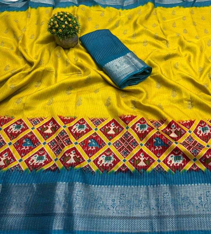 Ynf Fancy RIN203 Patola gold Sarees Wedding Collections Wholesale Designer Sarees Printed Sarees Zari Border Sarees Manufacturer