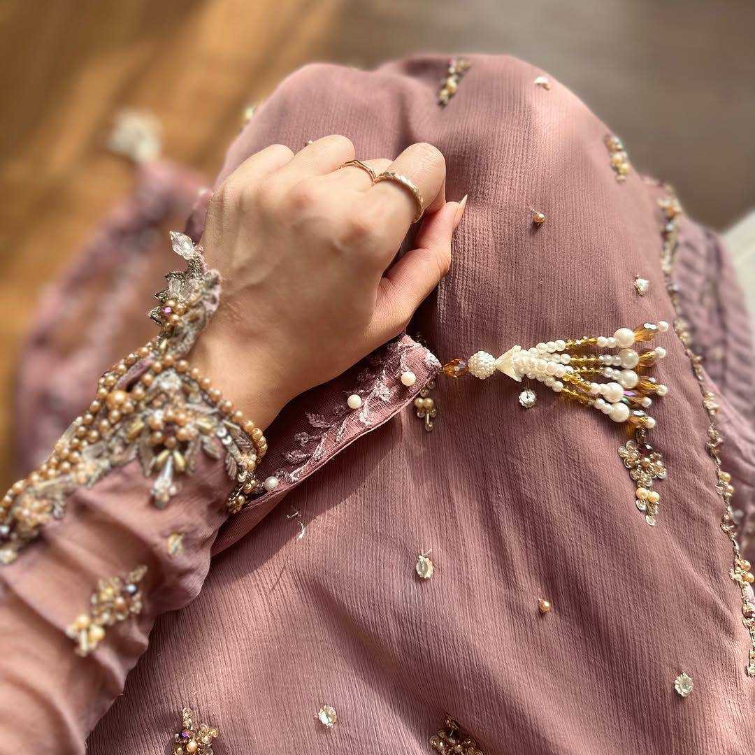 Ynf Faux Georgette KESH158 10098 Suits & Dresses Wedding Collections Festive Collections Wholesale Embroidery Suits Palazzo Suit Georgette Suit Manufacturer