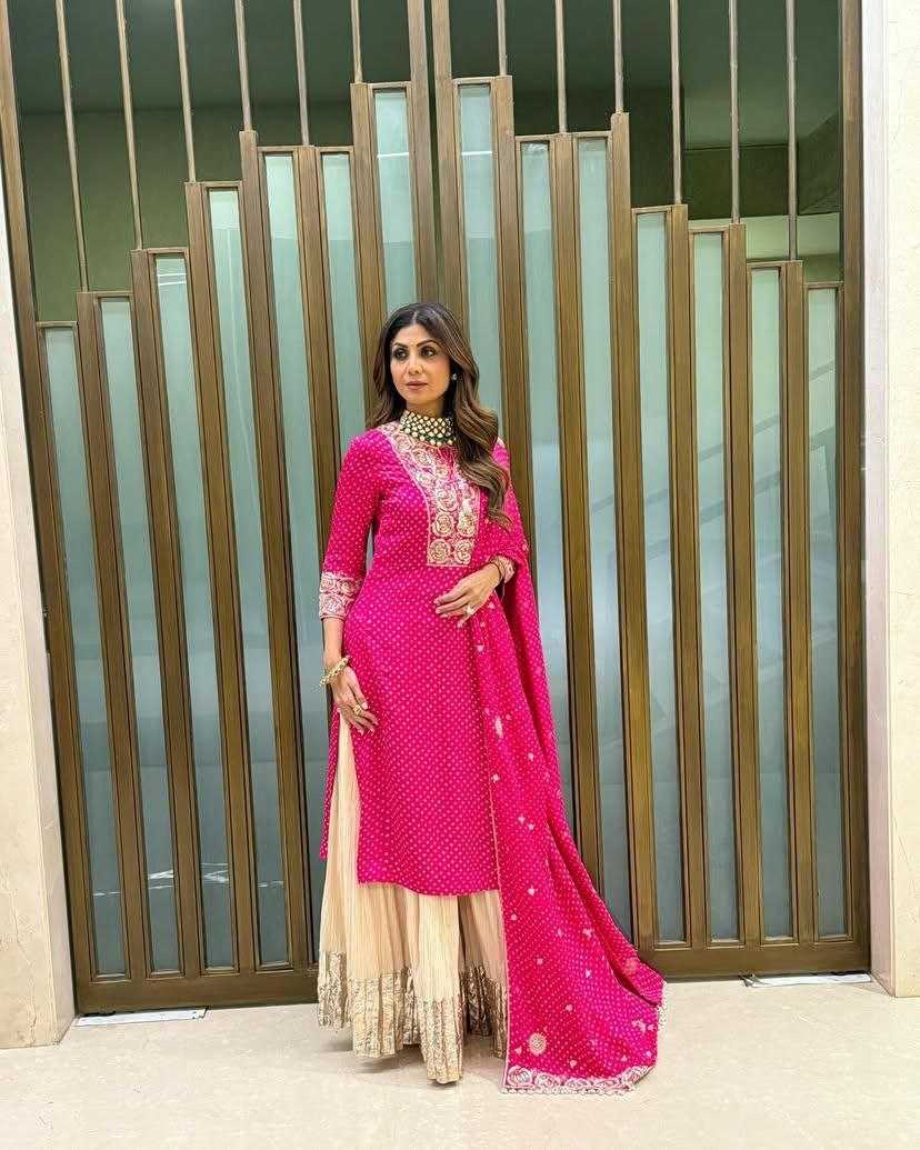 Ynf Faux Georgette KESH158 5049 Suits & Dresses Wedding Collections Bollywood Collections Wholesale Sharara Salwar Suits Georgette Suit Shilpa Shetty Manufacturer