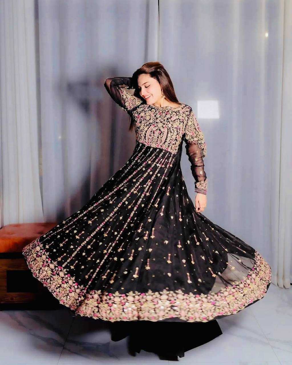 Ynf Faux Georgette KESH158 9013 Suits & Dresses Wedding Collections Festive Collections Wholesale Palazzo Suit Georgette Suit Wedding Outfits Manufacturer