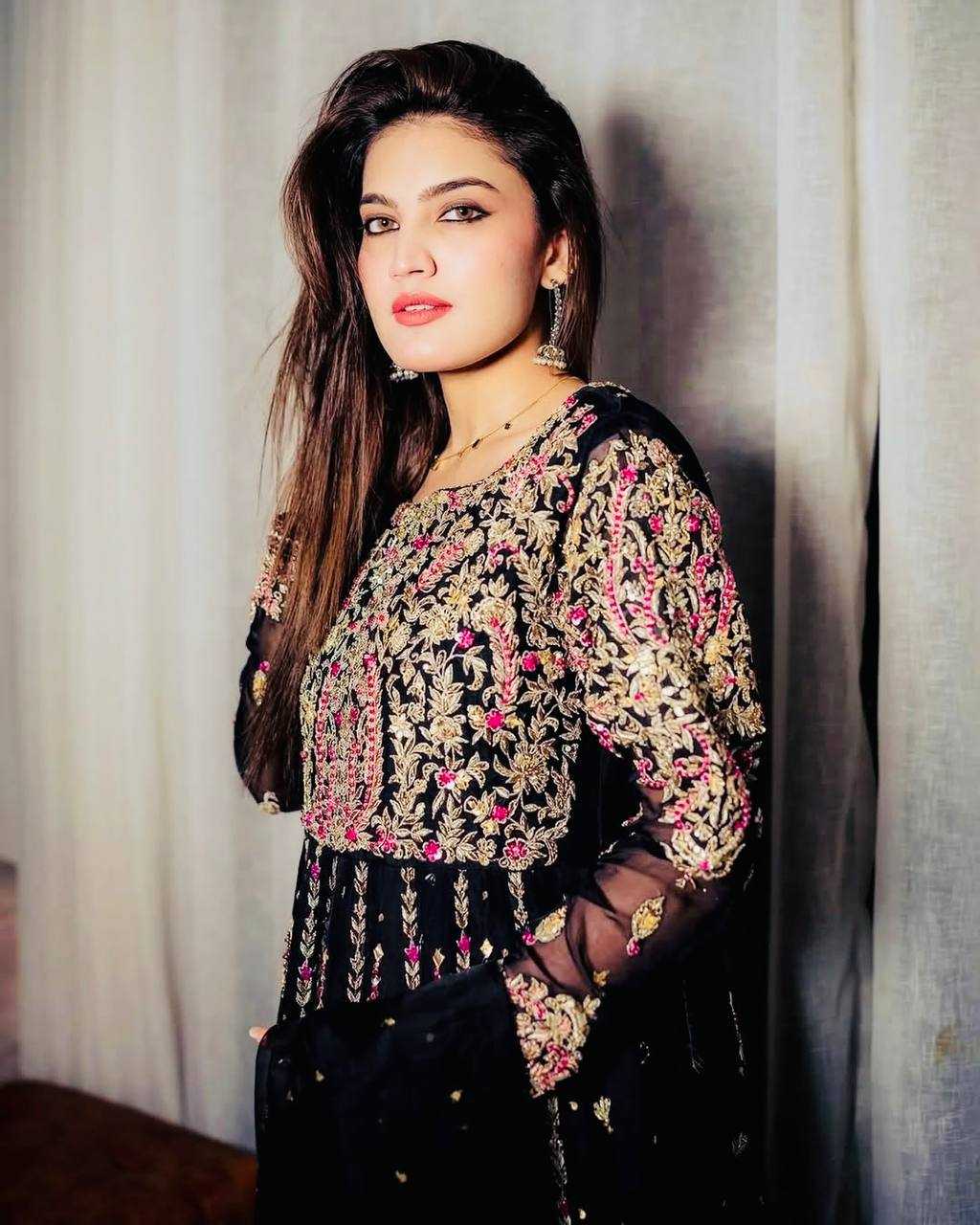 Ynf Faux Georgette KESH158 9013 Suits & Dresses Wedding Collections Festive Collections Wholesale Palazzo Suit Georgette Suit Wedding Outfits Manufacturer