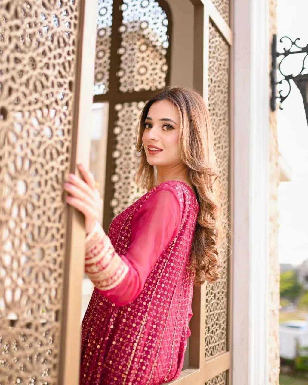 Ynf Faux Georgette KESH158 9020 Gowns Wedding Collections Festive Collections Wholesale Embroidery Gowns Georgette Gown Designer Gowns Manufacturer