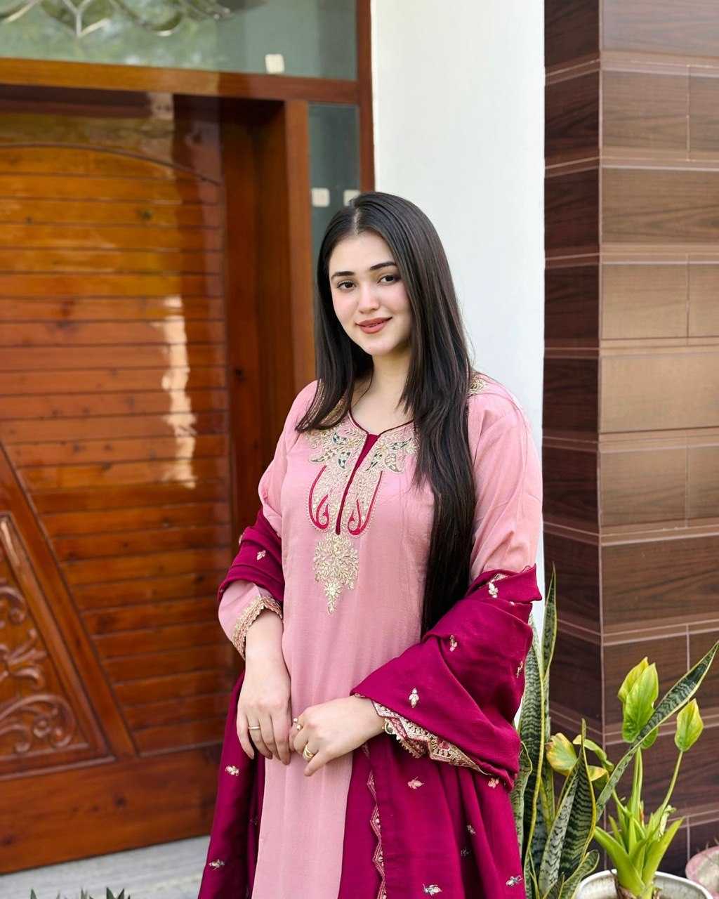 Ynf Faux Georgette KESH158 PREITY Suits & Dresses Wedding Collections Festive Collections Wholesale Palazzo Suit Georgette Suit Wedding Outfits Manufacturer