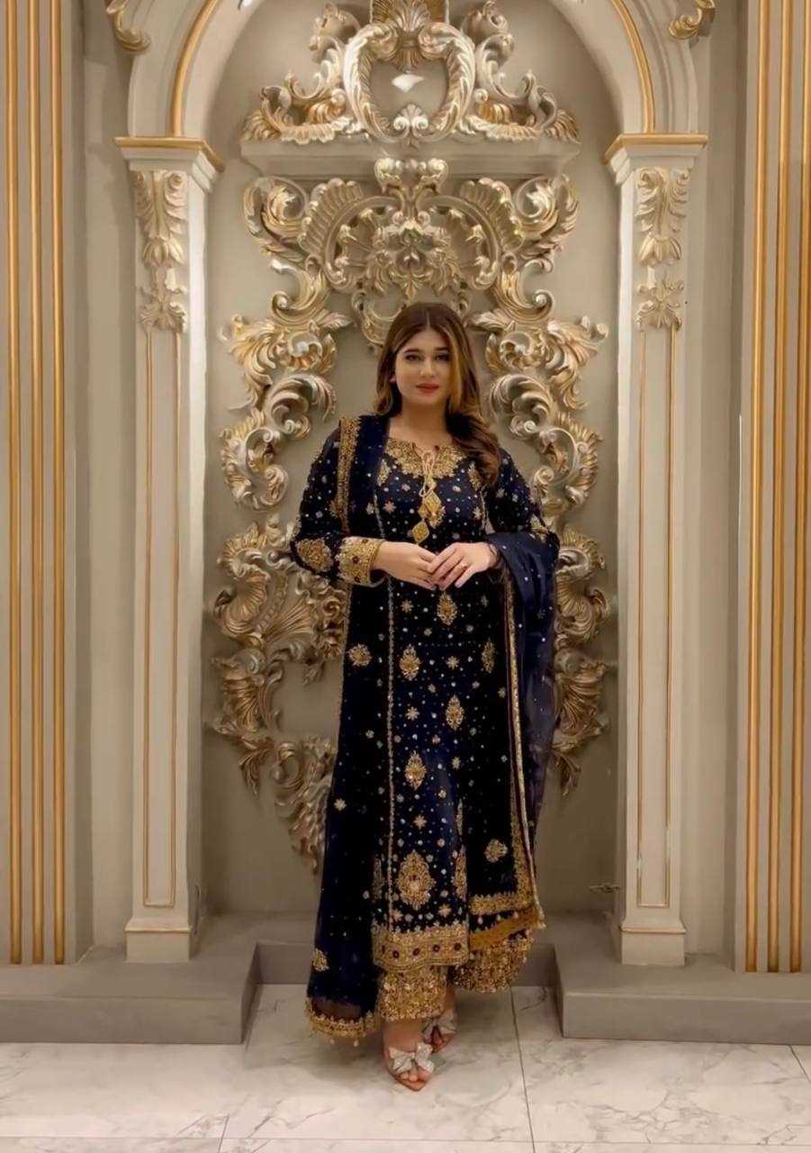 Ynf Faux Georgette KESH159 1034 Kurti Wholesale Fancy Kurti Georgette Kurti Embroidered Kurtis Manufacturer