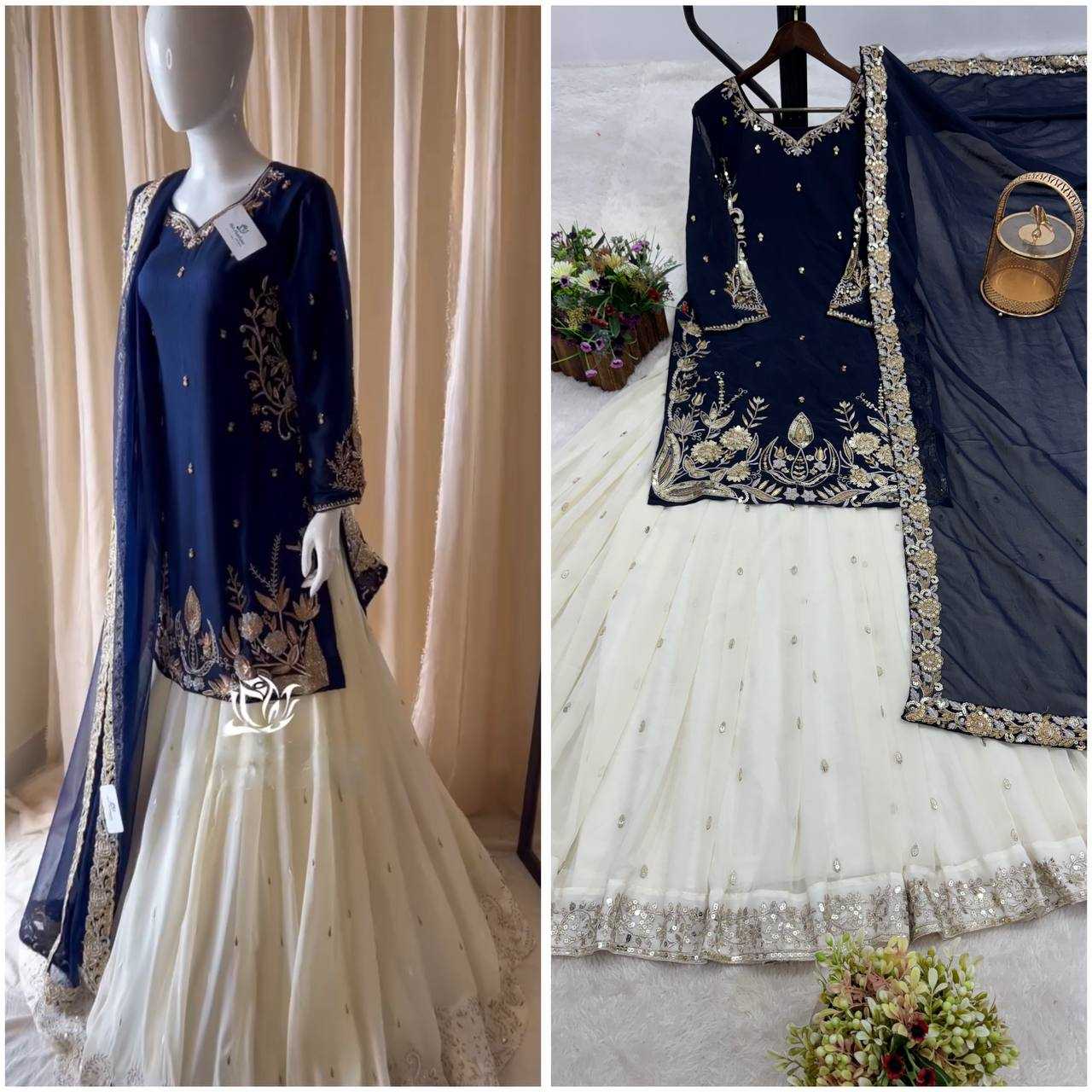 Ynf Faux Georgette KESH159 1036 Lehengas Wedding Collections Festive Collections Wholesale Embroidered Lehenga Georgette Lehenga Lehenga With Dupatta Manufacturer