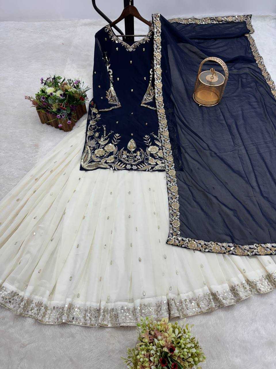 Ynf Faux Georgette KESH159 1036 Lehengas Wedding Collections Festive Collections Wholesale Embroidered Lehenga Georgette Lehenga Lehenga With Dupatta Manufacturer