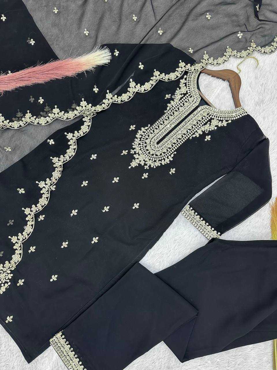 Ynf Faux Georgette KESH159 1693 Suits & Dresses Wholesale Embroidery Suits Georgette Suit Designer Suits Manufacturer