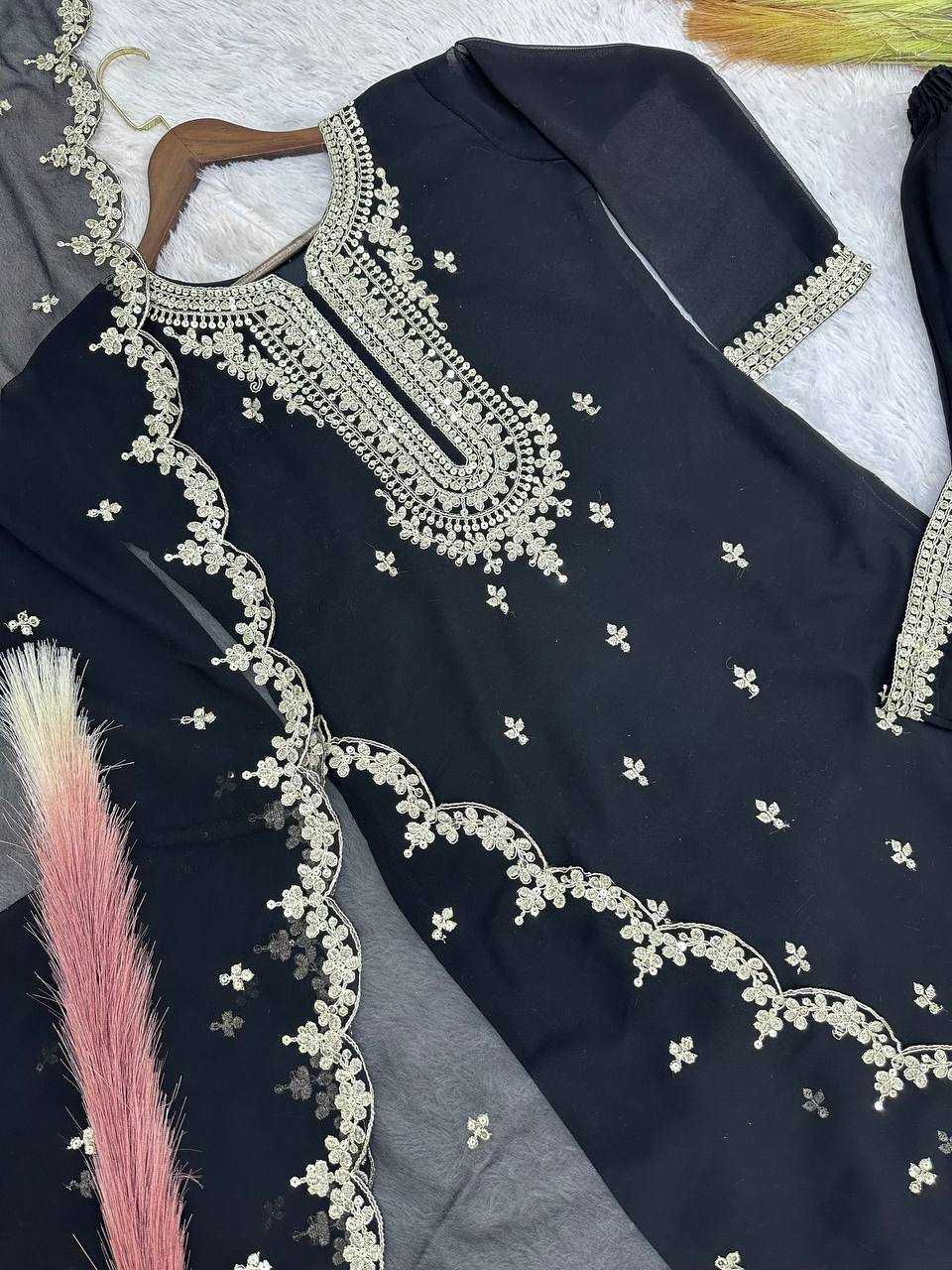 Ynf Faux Georgette KESH159 1693 Suits & Dresses Wholesale Embroidery Suits Georgette Suit Designer Suits Manufacturer