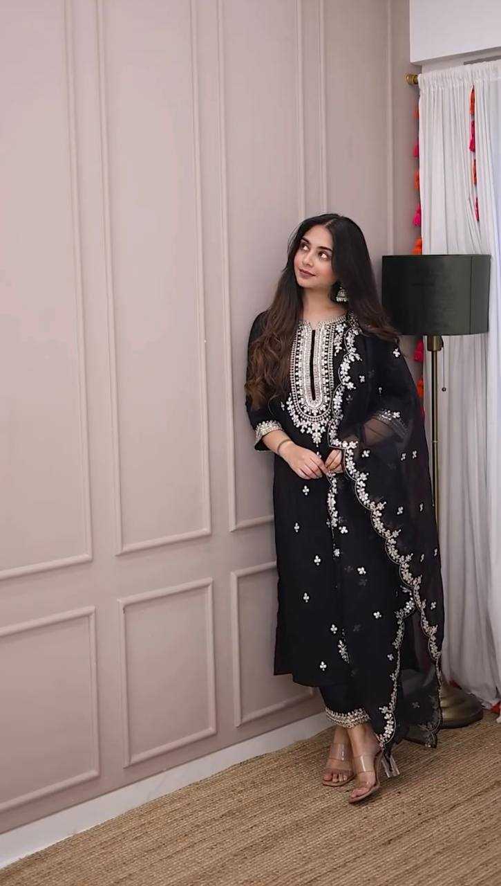 Ynf Faux Georgette KESH159 1693 Suits & Dresses Wholesale Embroidery Suits Georgette Suit Designer Suits Manufacturer