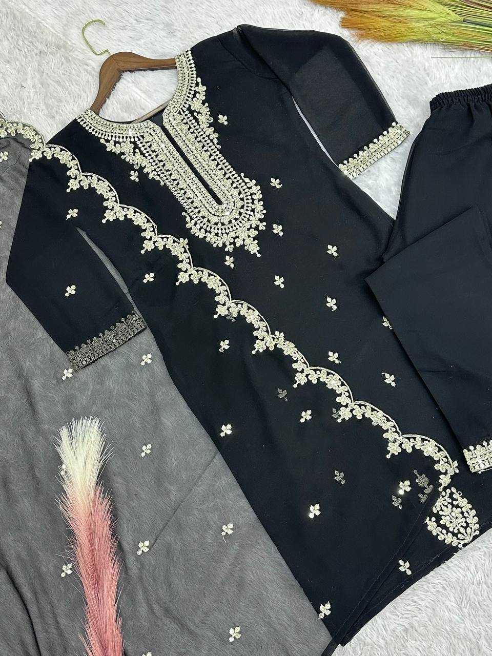 Ynf Faux Georgette KESH159 1693 Suits & Dresses Wholesale Embroidery Suits Georgette Suit Designer Suits Manufacturer