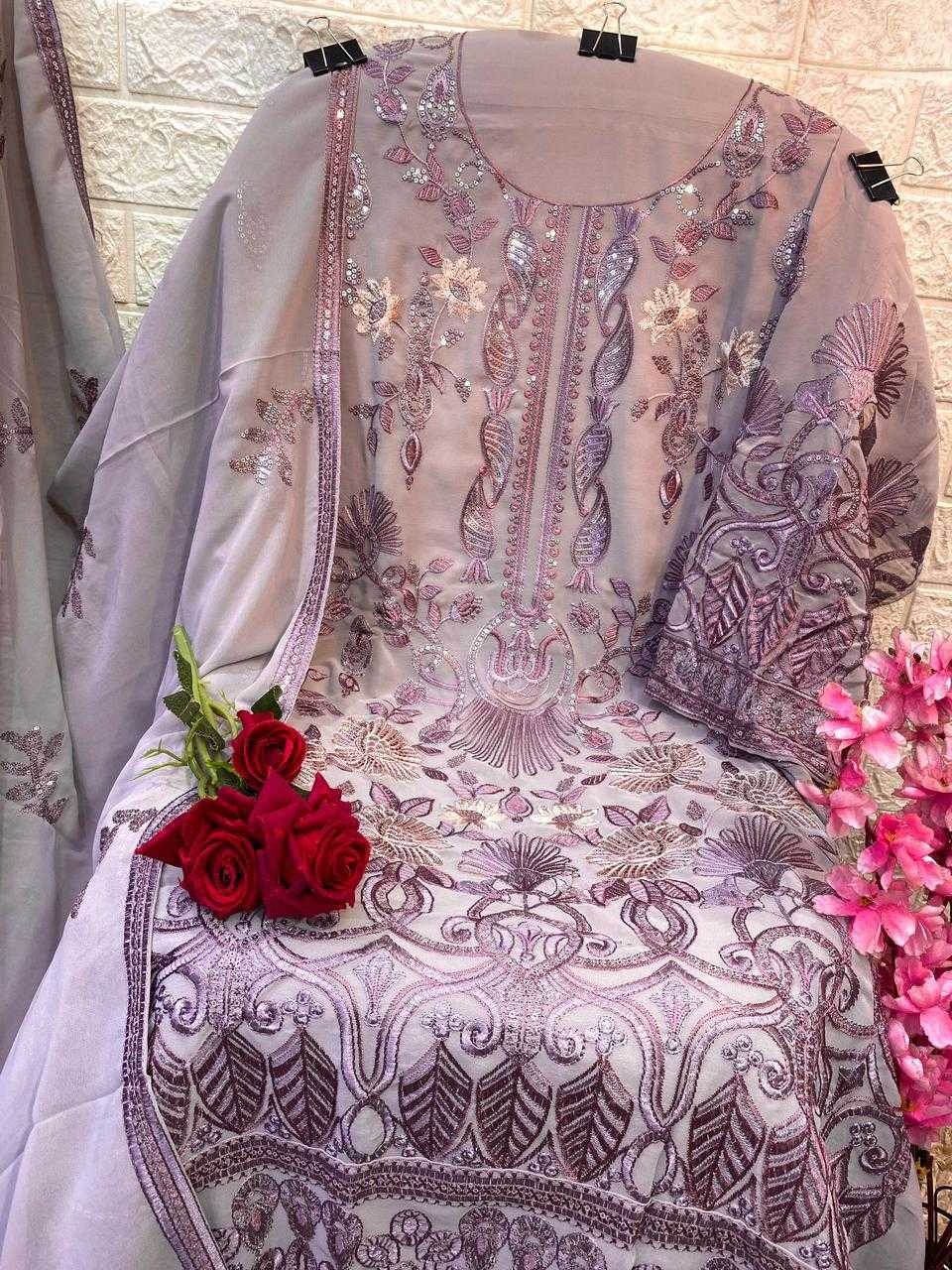 Ynf Faux Georgette KESH444 LD AAYRA 48 Suits & Dresses Wholesale Embroidery Suits Georgette Suit Designer Suits Manufacturer