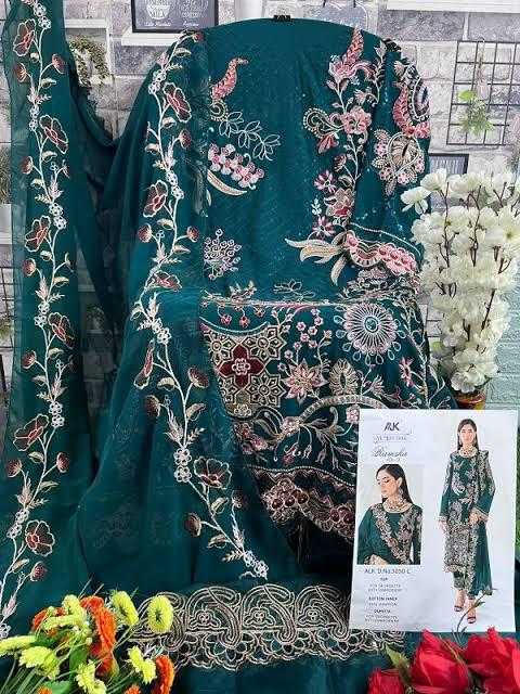 Ynf Faux Georgette KESH444 RAMSHA VOL-13 Suits & Dresses Wholesale Embroidery Suits Georgette Suit Wedding Suits Manufacturer