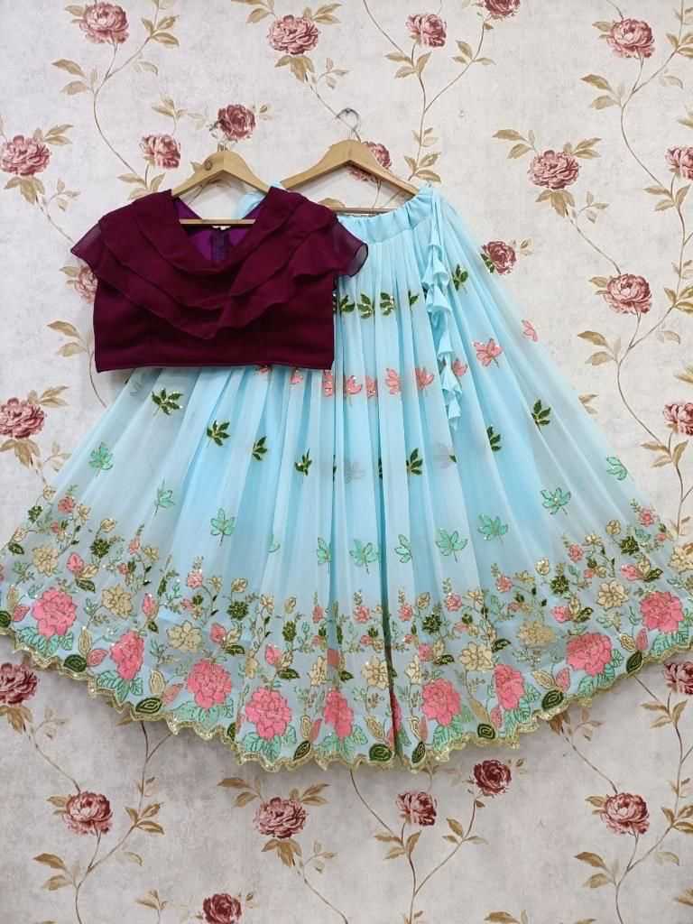 Ynf Faux Georgette KESH493 Cutie pie Kids Wear Wholesale Kids Lehenga Kids Lehenga Choli Baby Girl Lehenga Manufacturer