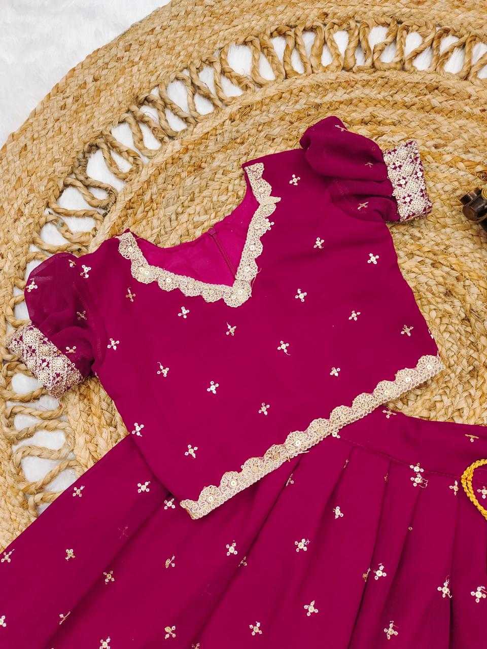 Ynf Faux Georgette KESH493 Festive Kids Wear Wholesale Kids Lehenga Kids Lehenga Choli Baby Girl Lehenga Manufacturer