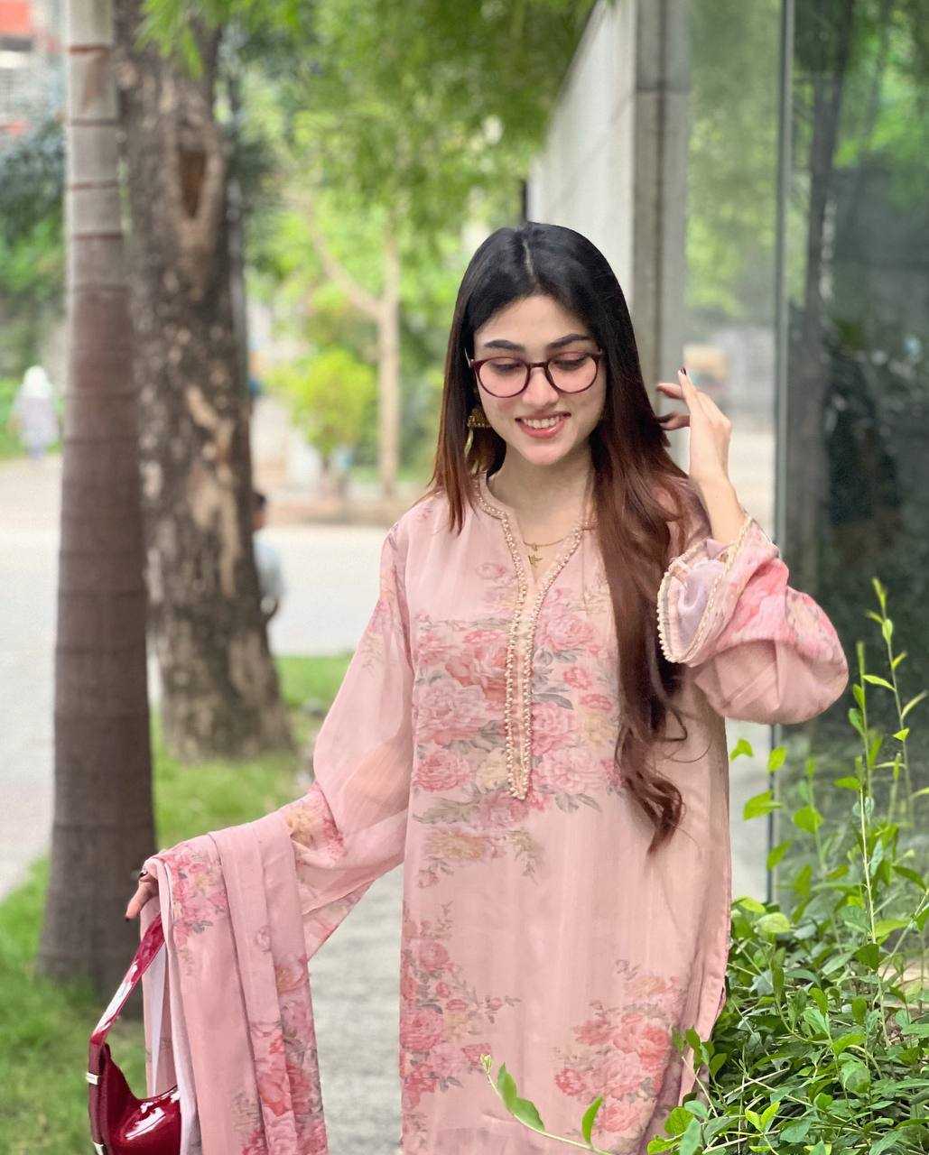 Ynf Faux Georgette KESH499 008 Suits & Dresses Wedding Collections Festive Collections Wholesale Printed Suits Georgette Suit Party Wear Dresses Manufacturer