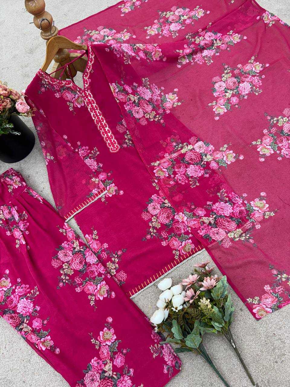 Ynf Faux Georgette KESH499 008 Suits & Dresses Wholesale Ladies Suits Printed Suits Party wear suits Manufacturer