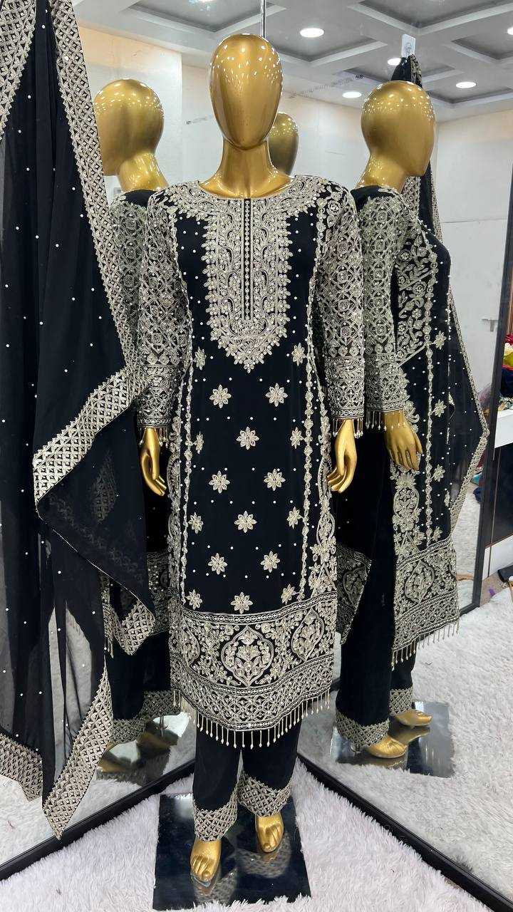 Ynf Faux Georgette KESH499 1654 Suits & Dresses Wholesale Ladies Suits Embroidery Suits Bridal Wedding Dresses Manufacturer