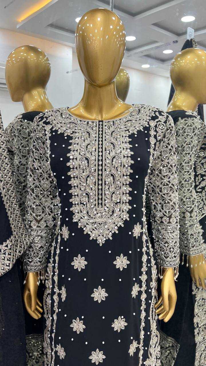 Ynf Faux Georgette KESH499 1654 Suits & Dresses Wholesale Ladies Suits Embroidery Suits Bridal Wedding Dresses Manufacturer