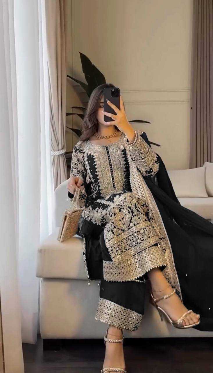 Ynf Faux Georgette KESH499 1654 Suits & Dresses Wholesale Ladies Suits Embroidery Suits Bridal Wedding Dresses Manufacturer