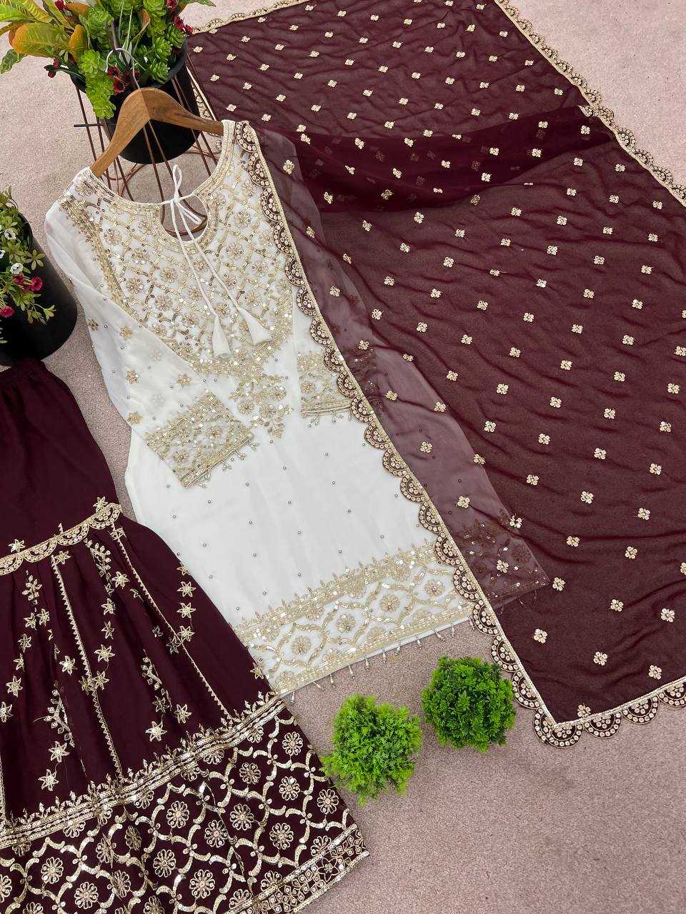 Ynf Faux Georgette KESH499 3119 Kurti Wholesale Party Wear Kurtis Kurti With Palazzo Manufacturer