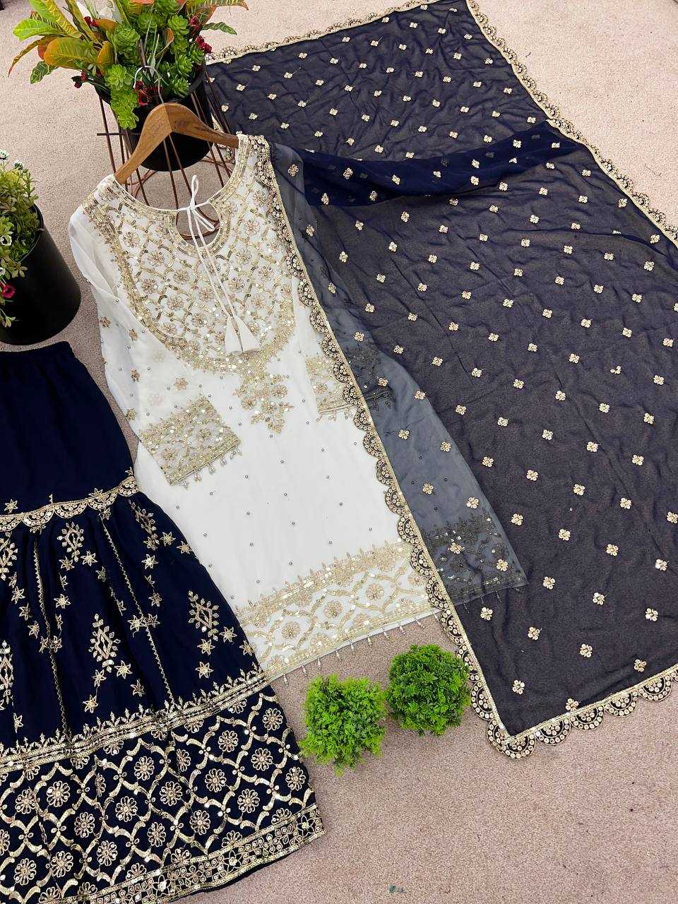 Ynf Faux Georgette KESH499 3119 Kurti Wholesale Party Wear Kurtis Kurti With Palazzo Manufacturer