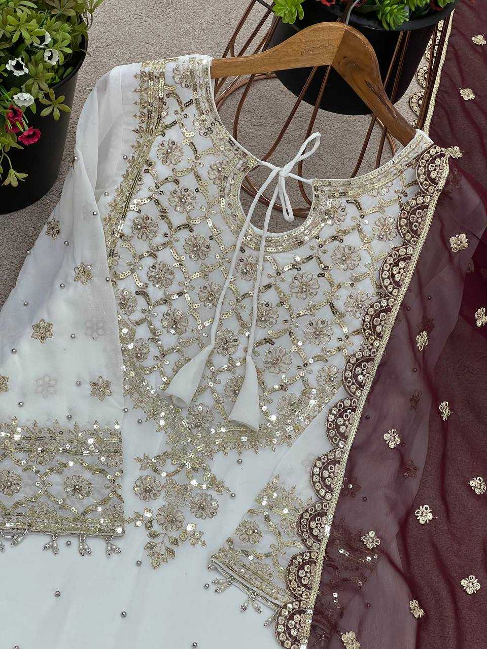 Ynf Faux Georgette KESH499 3119 Kurti Wholesale Party Wear Kurtis Kurti With Palazzo Manufacturer