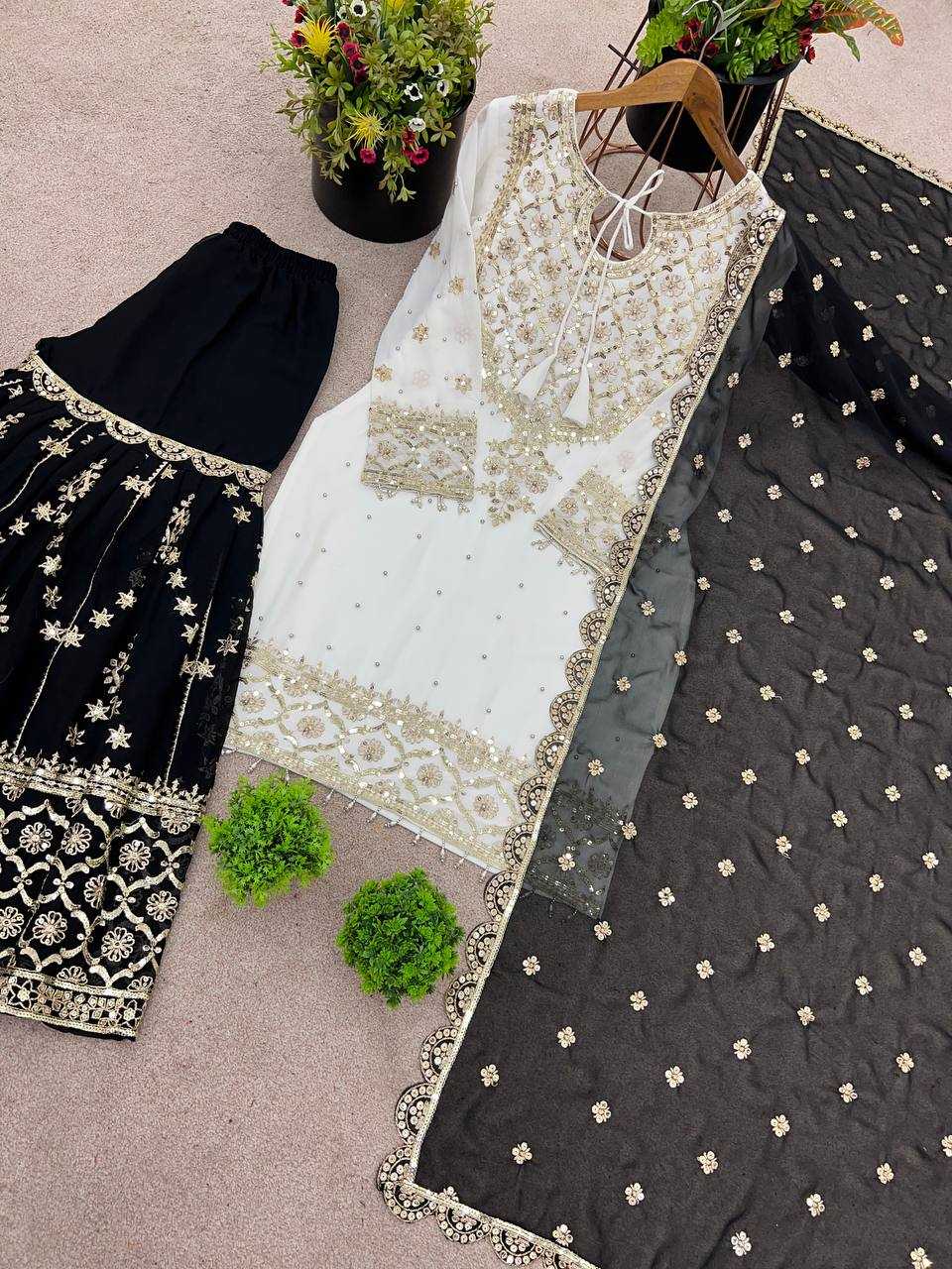 Ynf Faux Georgette KESH499 3119 Kurti Wholesale Party Wear Kurtis Kurti With Palazzo Manufacturer