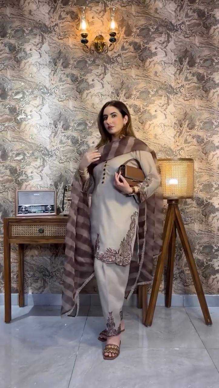 Ynf Faux Georgette KESH499 3127 Suits & Dresses Wedding Collections Festive Collections Wholesale Embroidery Suits Georgette Suit Designer Suits Manufacturer