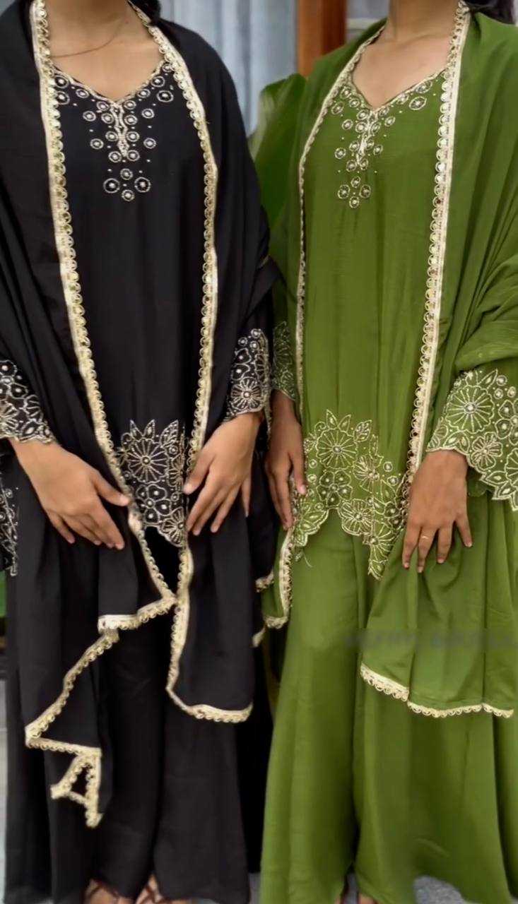 Ynf Faux Georgette KESH499 5268 Suits & Dresses Wedding Collections Festive Collections Wholesale Sharara Salwar Suits Embroidery Suits Georgette Suit Manufacturer