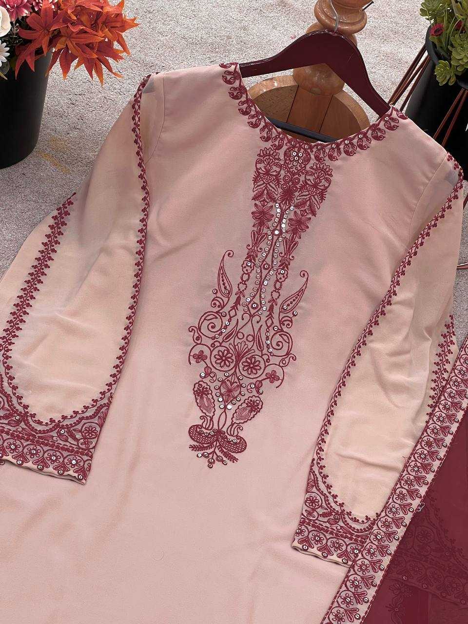 Ynf Faux Georgette KESH499 5274 Suits & Dresses Wholesale Embroidery Suits Georgette Suit Designer Suits Manufacturer