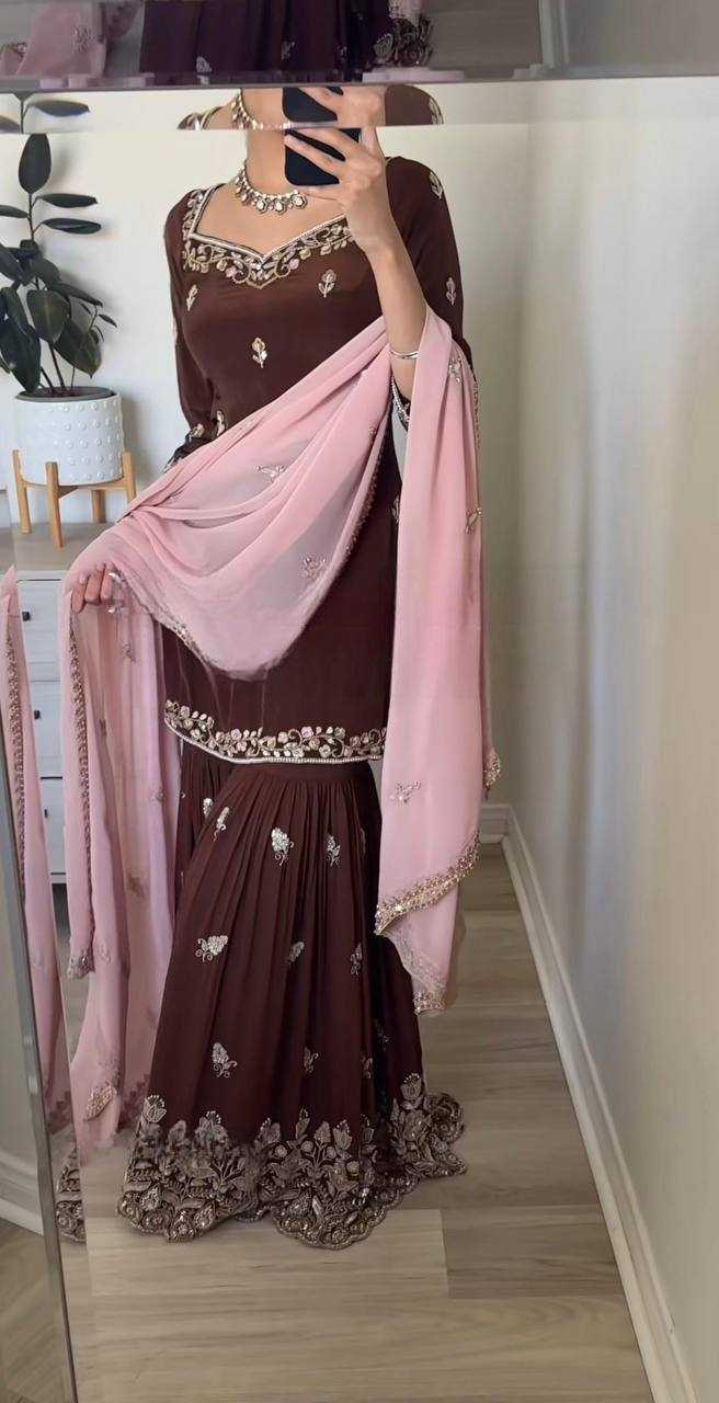 Ynf Faux Georgette KESH499 5279 Suits & Dresses Wholesale Ladies Suits Sharara Salwar Suits Embroidery Suits Wedding guest dresses Manufacturer