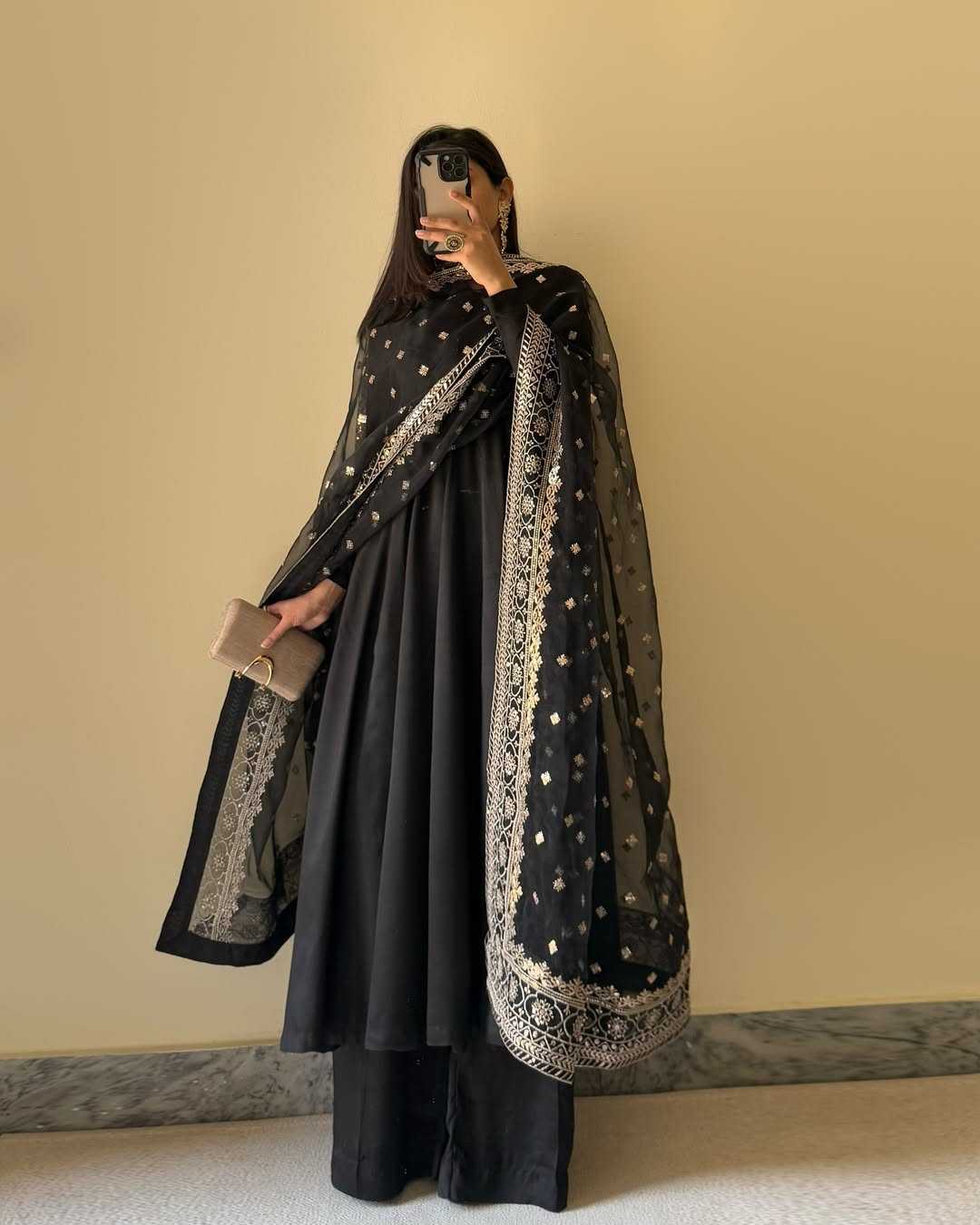 Ynf Faux Georgette KESH504 281 Kurti Wholesale Fancy Kurti Georgette Kurti Embroidered Kurtis Manufacturer