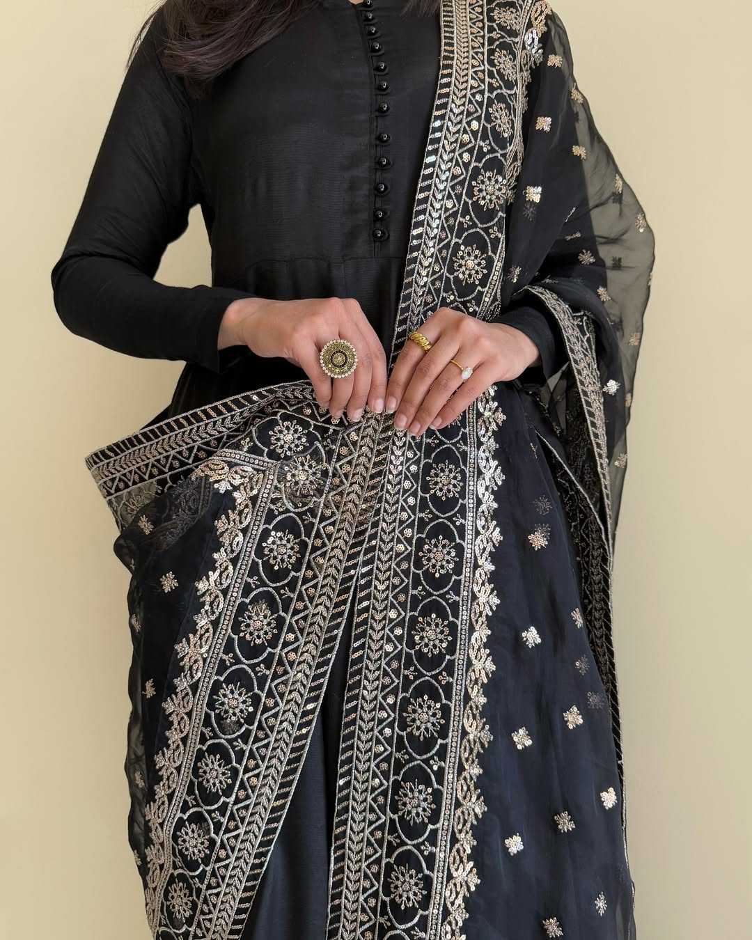 Ynf Faux Georgette KESH504 281 Kurti Wholesale Fancy Kurti Georgette Kurti Embroidered Kurtis Manufacturer