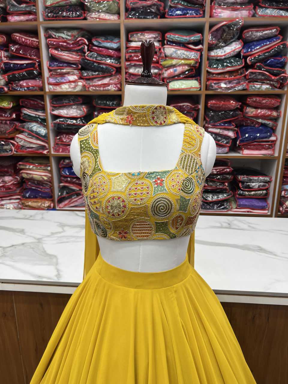 Ynf Faux Georgette KESH504 50 Lehengas Wedding Collections Festive Collections Wholesale Georgette Lehenga Lehenga With Dupatta Lehenga With Blouse Manufacturer