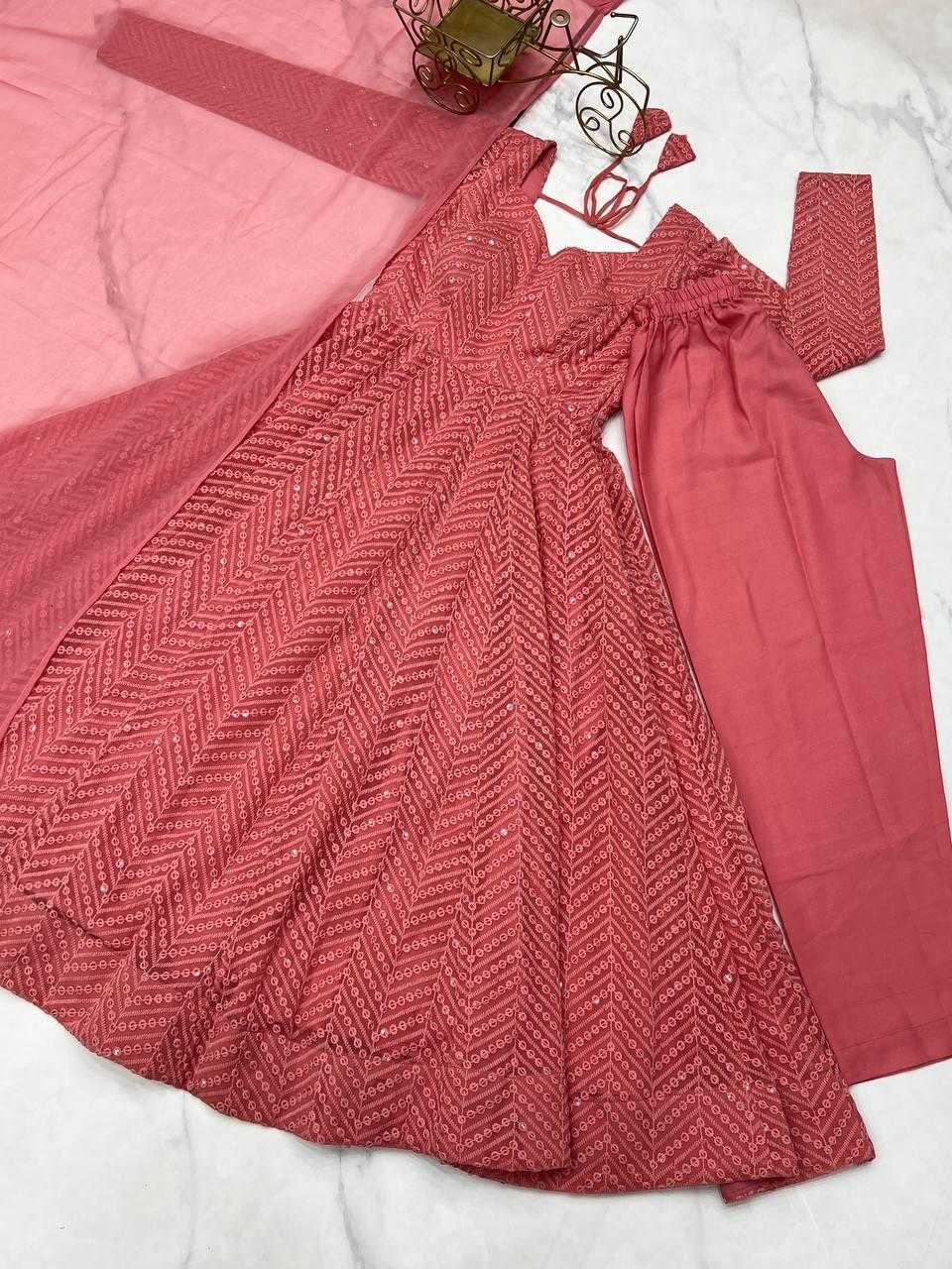 Ynf Faux Georgette KESH504 55 Gowns Wholesale Fancy Gowns Georgette Gown Designer Gowns Manufacturer