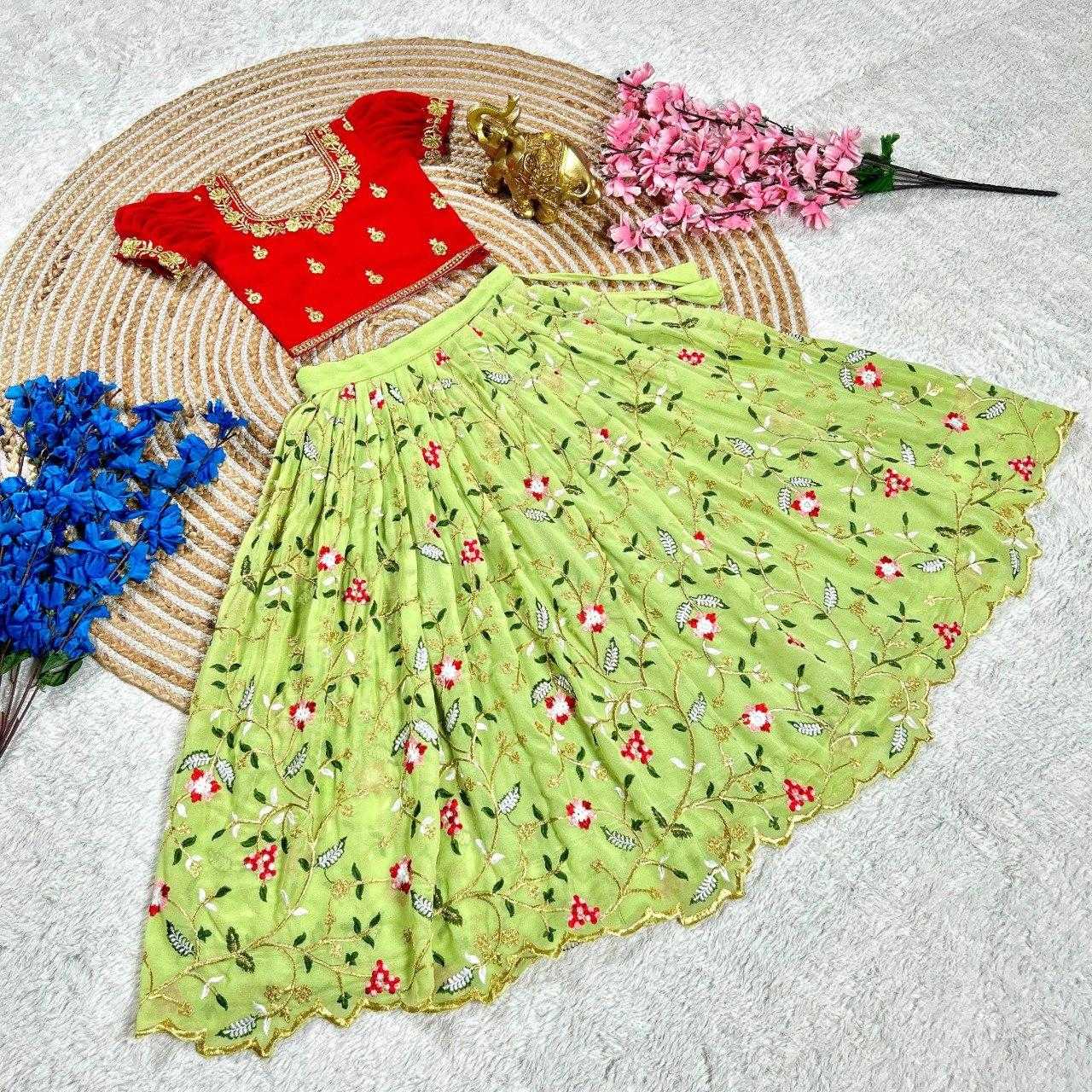 Ynf Faux Georgette KESH505 331 Kids Wear Wholesale Kids Lehenga Kids Lehenga Choli Baby Girl Lehenga Manufacturer
