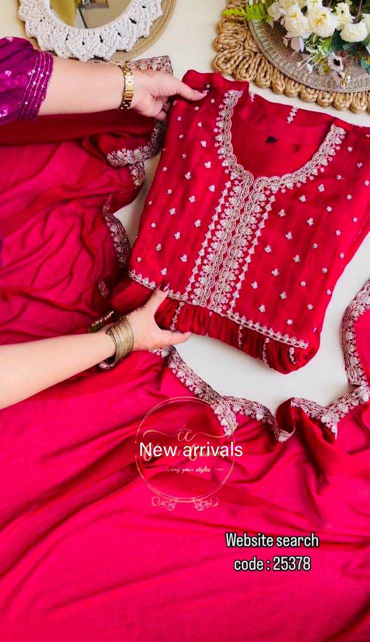 Ynf Faux Georgette KESH506 1159 Gowns Wedding Collections Festive Collections Wholesale Embroidery Gowns Georgette Gown Sequin Gowns Manufacturer